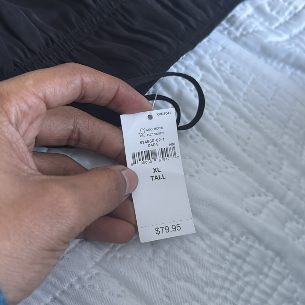 NWT GAP Smocked Halter Midi Dress black size XL tall - Picture 4 of 7